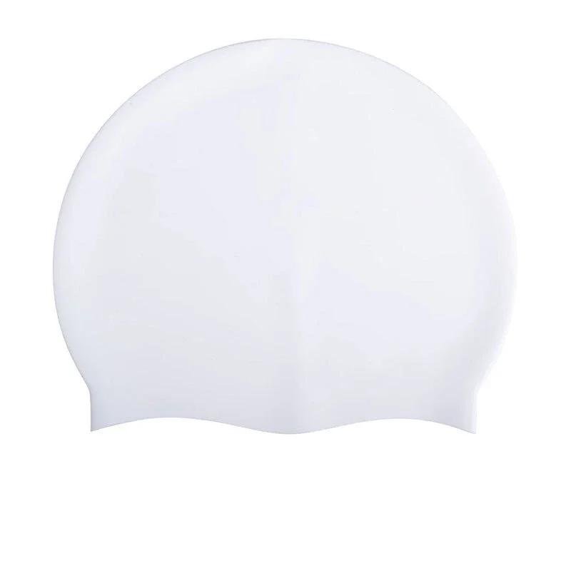 Tampão de natação profissional de silicone para homens e mulheres, proteção capilar, tampa de banho antiderrapante, borracha elástica alta, chapéu de piscina durável - Image 1