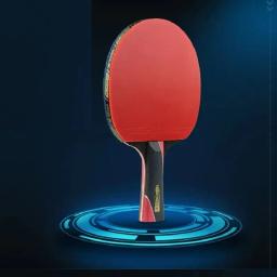 (1 peça) raquete de tênis de mesa Huieson 5/6 estrelas raquete de treinamento de alta elasticidade raquete de ping-pongue - Image 1