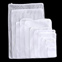 1pc tanque de peixes malha saco de filtro de aquário saco com zíper lagoa líquida bio bola isolamento de carbono ativo saco de armazenamento acessórios - Image 3