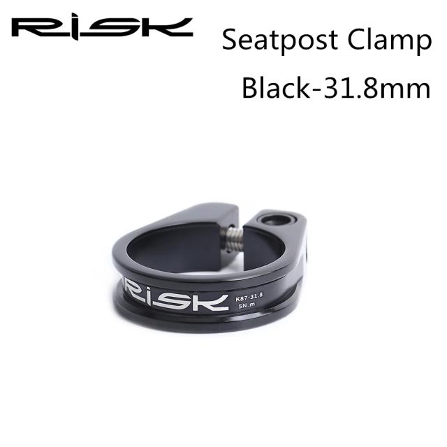 RISK Braçadeira de Selim K87 Alumínio com Parafuso de Titânio 31.8mm 34.9mm