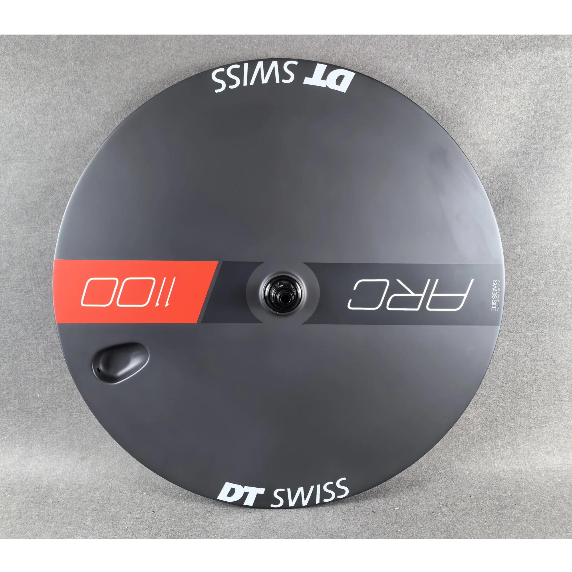Dt swiss 700c bicicleta de estrada carbono fechado roda traseira conjunto freio a disco 28mm largura sem câmara centro bloqueio 12*142mm fosco dpd - Image 1