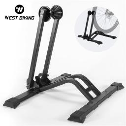 WEST BIKING Dobrável Bicicleta Suporte Bicicleta Suporte Rack De Aço Estável Roda Titular MTB Road Bike Ciclismo Armazenamento Display Stand - Image 1