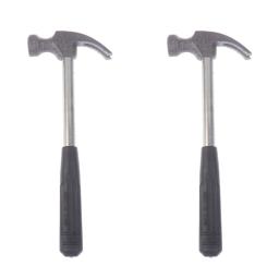 Mini martelo de ferro multifuncional, punho antiderrapante, martelo de borracha, martelo de garra reta, ferramenta especial, 17,5 cm, 1pc - Image 3