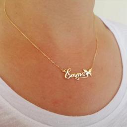 Colares personalizados com nome para mulheres e meninas, jóias personalizadas, nota musical, coração, beleza - Image 6