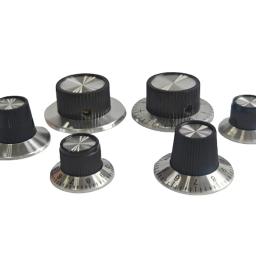 Botão de Pedal de Efeito Cromado para Guitarra, Amplificador AMP, Acessórios DIY, Indicação de Seta, Acessórios Vintage, 6mm, 1Pc - Image 4