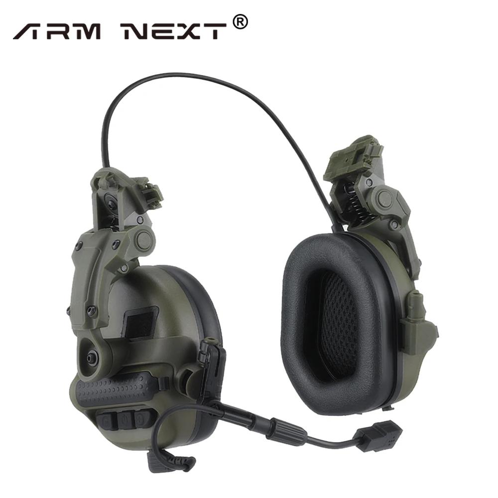 Arm próximo f30 tiro earmuffs capacete tático fone de ouvido protetor auditivo eletrônico caça ativo redução ruído fone de ouvido - Image 1