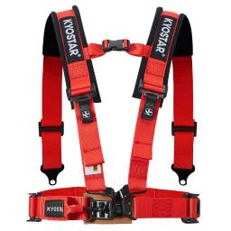 Arnês de segurança com ultra conforto, almofadas de ombro resistentes, corrida JDM, 4 pontos, 2" - Image 4