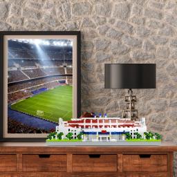 Blocos de Construção do Estádio de Futebol Barcelona, Mini Tijolos, Bloco de Construção Arquitetura para Adultos, Presente do Campo de Futebol - Image 2