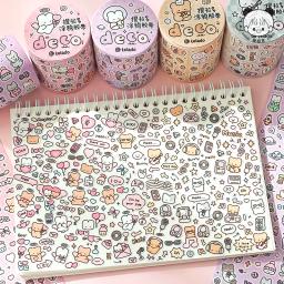 Símbolo alfanumérico fitas adesivas decorativas, fitas mascaradas para scrapbooking, papel diy, 1pcs/1 lote - Image 4