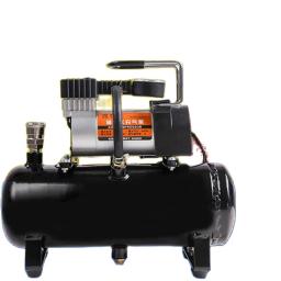 Compressor de ar livre de óleo portátil pequeno, bomba silenciosa, mini insuflador do pneu do carro, reservatório de ar para pintura, 12V, 220V, 3L, 4L - Image 2