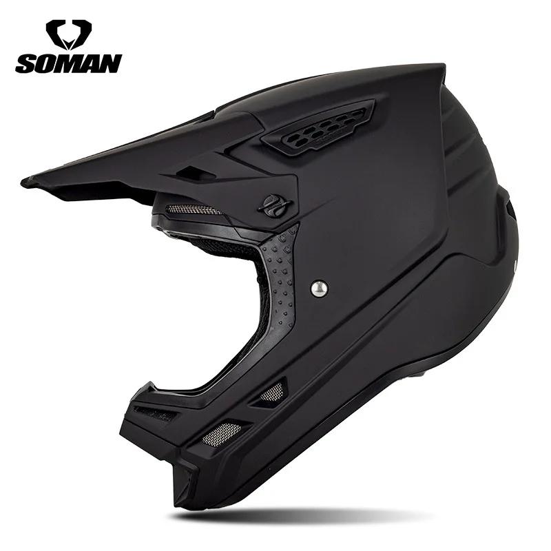 2025 novo soman capacete da motocicleta adulto equitação fora de estrada capacete personalizado motocross casco moto capacete ce aprovado - Image 1