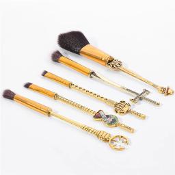 Conjunto de varinha mágica com alça de metal e saco de veludo, 5 peças um conjunto, anime, tony, tony, chopper, cosplay, ferramentas de maquiagem - Image 6
