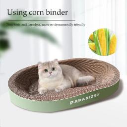 Raspadores Cat Brinquedos para Gatos, Redondo, Arranhador Oval, Cama Cat, Arranhador Post, Espessamento, Durável, Cola De Milho, Decalque De Papelão - Image 1