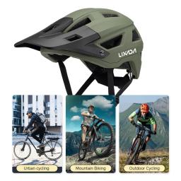 Lixada-Bike Capacete com viseira removível, Ciclismo Capacete, Dial ajustável, ventilação, 14 aberturas de ar, 55-61cm, Estrada, Mountain Bicycle - Image 5