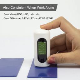 Colorímetro portátil para diferença de cor, Medição Têxtil Tinta Plástica e Embalagem, Calibração Automática, 29 Parâmetros, 45/0 - Image 4
