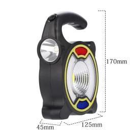 Lâmpada de acampamento ao ar livre portátil lâmpada de acampamento carregamento usb cinto de advertência lanterna multi-funcional lâmpada solar - Image 3