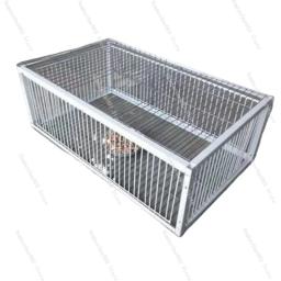 Mid Dobrável Galvanizado Pombo Pássaro Armadilha Gaiola, Pombo Feral, Maneira Humana com A Entrada Só de Ida Armadilha, Pombos Pombas em Gaiolas - Image 4