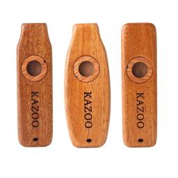 Kazoo flauta clássico madeira gaita guitarra ukulele acompanhamento patry instrumento musical de sopro para crianças presente iniciante - Image 1