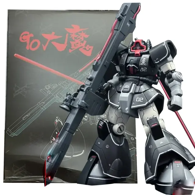 YMS-08B Hg gto1/144: Estátua em PVC para Colecionadores e Decoração de Mesa