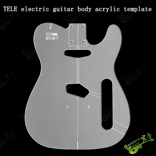 Guitarra Elétrica Transparente de Acrílico Modelo TL - Moldes Personalizados e Serviço de Luthieria Especializada