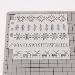 Reutilizáveis Stencils Template para Artesanato Pintura em Card Making, lona DIY, Mobiliário Papel, S104 - Image 2