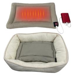 Cobertor De Aquecimento Elétrico Para Animais De Estimação, Pet Heating Pad, Temperatura Ajustável, Cobertores Deeds e Canil - Image 2
