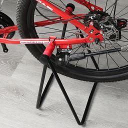 Dobrável bicicleta triângulo estacionamento Rack, Vertical U-Shaped Repair Rack, Bicicleta oficina substituição Stand, Novo - Image 6