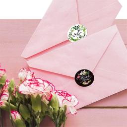 Etiquetas auto-adesivas para jóias, Envoltórios de presente de casamento, Tags Bag, Embalagem para pequenas empresas, Obrigado adesivos, Atacado, 25mm, 500pcs - Image 5