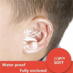 Protetor de ouvido impermeável infantil, Capa de natação, Soft, Proteção de orelha, 20pcs - Image 1