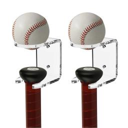 2pcs Vertical Baseball Bat Softball Bat Display Wall Mount Wall Rack Wall Holder Fácil de instalar - Image 4