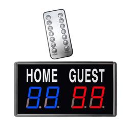 Eletrônico Scoreboard Futebol Árbitro Mini Digital Score Score Board Pontuação para Outdoor Cornhole Sports Home Futebol - Image 1