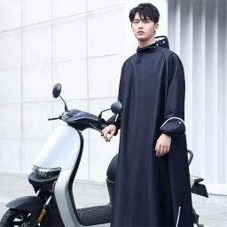 Capa de chuva de uma peça para motocicleta elétrica, roupa de ciclismo masculina, poncho de chuva longo de corpo inteiro, equipamento de chuva ao ar livre - Image 2