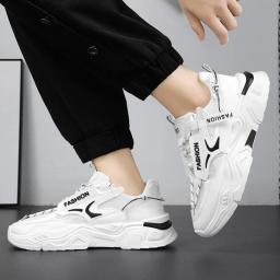 Sapatilhas de Plataforma Respirável Masculina, Sapatos Esportivos Versáteis, Sapatos de Caminhada, Sapato do Velho Pai, Confortável, Alta Qualidade, Moda - Image 3