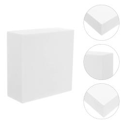2 pçs blocos de espuma quadrados cubos de artesanato de poliestireno branco para esculpir arranjos florais diy artes 10x10x4 cm blocos quadrados - Image 5