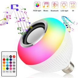 Alto-falante LED bluetooth alto-falante LED com controle remoto 12W alto-falante bluetooth alto-falante com luz colorida - Image 2