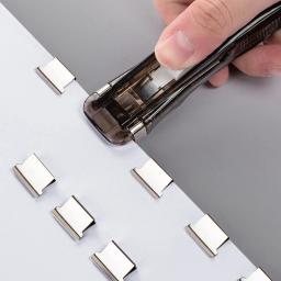 Distribuidor braçadeira papel multiuso reutilizável, braçadeira papel metal, recarregável, 40 folhas capacidade - Image 1
