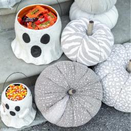 Resina Ghost Elf Candy Jar, Desktop Ornamentos, Halloween, Infantil Trick-or Treat, Party Candy Bucket, Decoração de Casa - Image 3