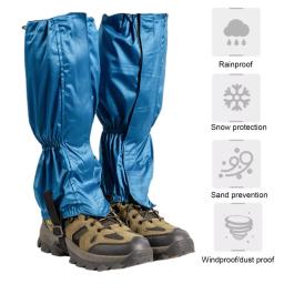 Polainas resistentes à prova d'água para neve, polainas ajustáveis à prova d'água para atividades ao ar livre, caminhadas, escalada, esqui - Image 4