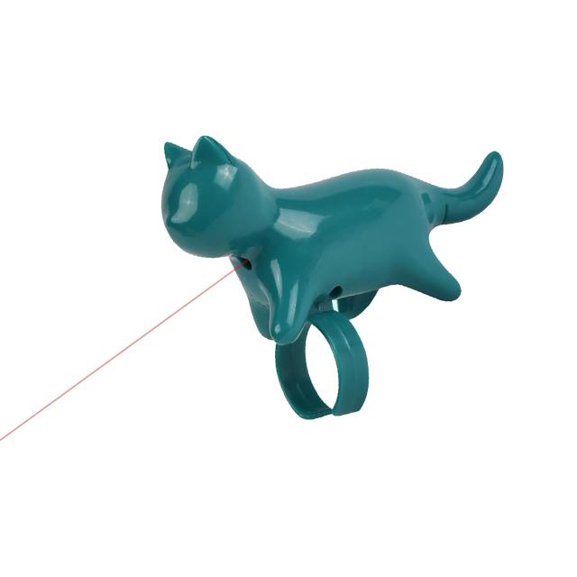 Laser Pointer Engraçado para Gatos e Cães - Mini Lanterna Dedo com Luz LED para Brincadeiras Interativas