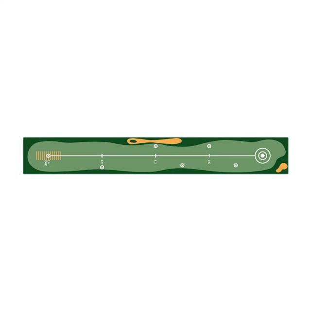 Tapete de Golfe Portátil para Treino Interno e Externo 240cm