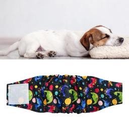 Ajustável Leakproof Pet Fraldas, Masculino Dog Belly Band, alta para a incontinência, Cintura elástica ajustável, vários tamanhos - Image 3