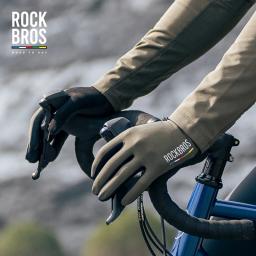 Luvas de ciclismo ROCKBROS ROAD TO SKY Luvas de dedo inteiro para bicicleta MTB homens e mulheres academia motocicleta respiráveis luvas de bicicleta - Image 5