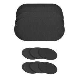Drum Muffling Damper Pad para iniciantes e tambor profissional, Patch de pedais duplos, acessório durável, 10x - Image 4