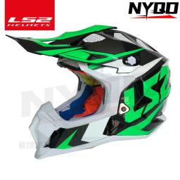 LS2 Off-Road Motocicleta Capacete, MX Downhill Capacete, Pode Ser Equipado com Óculos, 4 Temporada, MX470ATV - Image 3