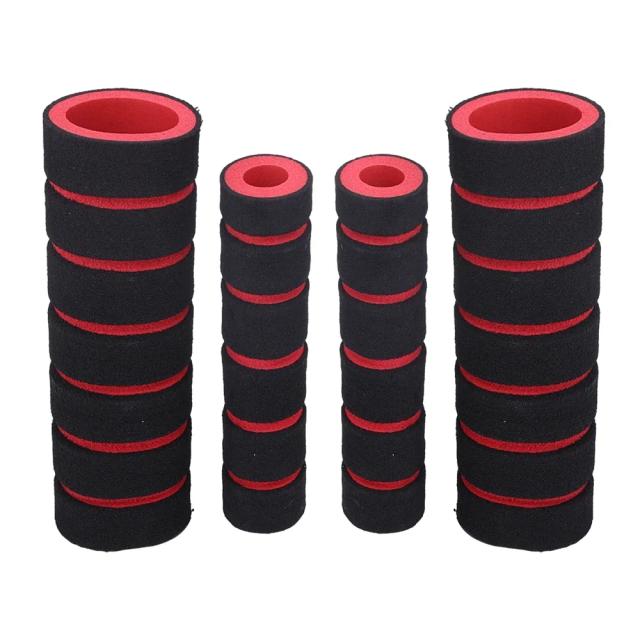 Conjunto de 4 Capas de Guiador em Espuma Antiderrapante para Bicicletas e Motocicletas - Acessórios de Modificação Confortáveis e Universais
