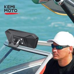 Para barcos de esqui pontão barco água esporte aquático surf barco marinho espelho atualizar tamanho universal espelhos do barco espelho retrovisor - Image 1