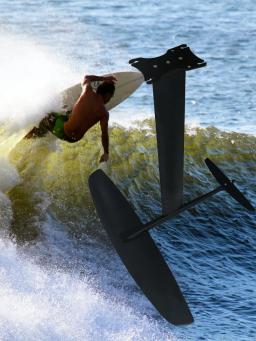 Recém-projetado GY910 Alumínio De Folha De Carbono Asas Kitesurfing Hydrofoil Boards 1218 Centímetro Quadrado Pequenas Asas Surf De Água - Image 1