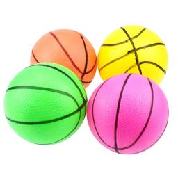 Mini basquete inflável em PVC para crianças, bola macia portátil e leve, cor aleatória, adereços elásticos, esportes ao ar livre, 10cm - Image 2