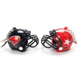 Criativo Rugby Capacete Chaveiro Pingente, Lembrança de Futebol Americano, Jóias Esportivas, Mini Capacete, Chaveiro do carro, Ornamento do saco - Image 1