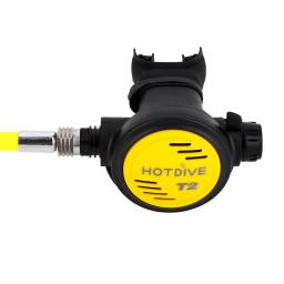 Equipamento de Mergulho HOTDIVE T2 Regulador de Respiração Ajustável Equilibrado Segundo Estágio com Mangueira - Image 3